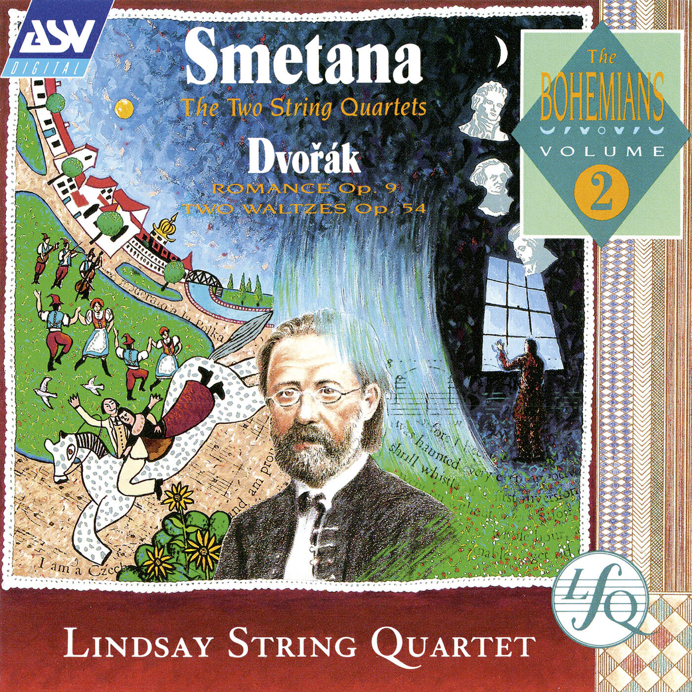 The Lindsays - Smetana: String Quartet No.2 in D minor - 2. Allegro moderato - Andante cantabile