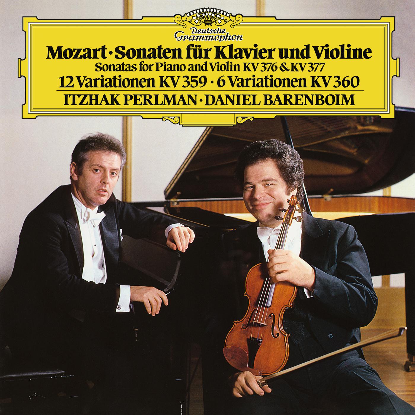 Постер альбома Mozart: Sonatas For Piano And Violin, K.376 & K.377; Variations K.359 & K.360