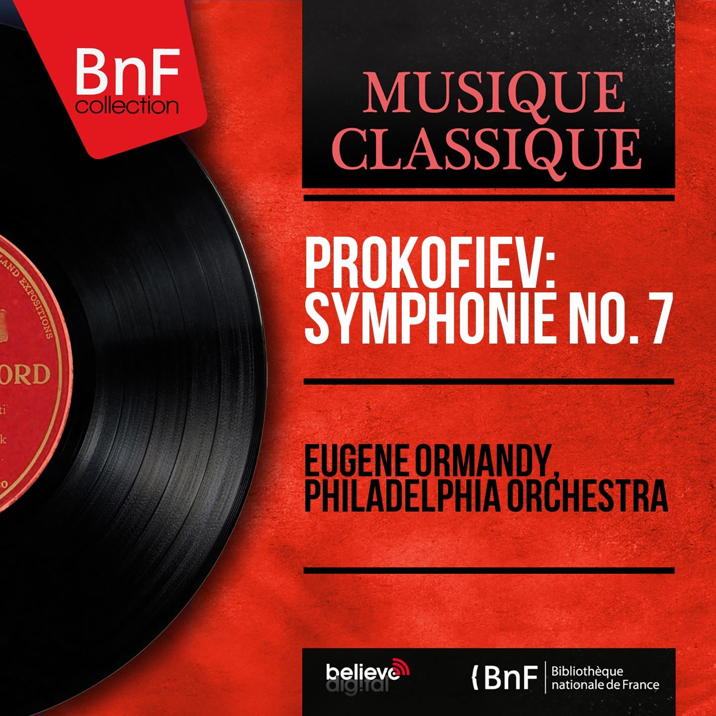 Постер альбома Prokofiev: Symphonie No. 7 (Mono Version)