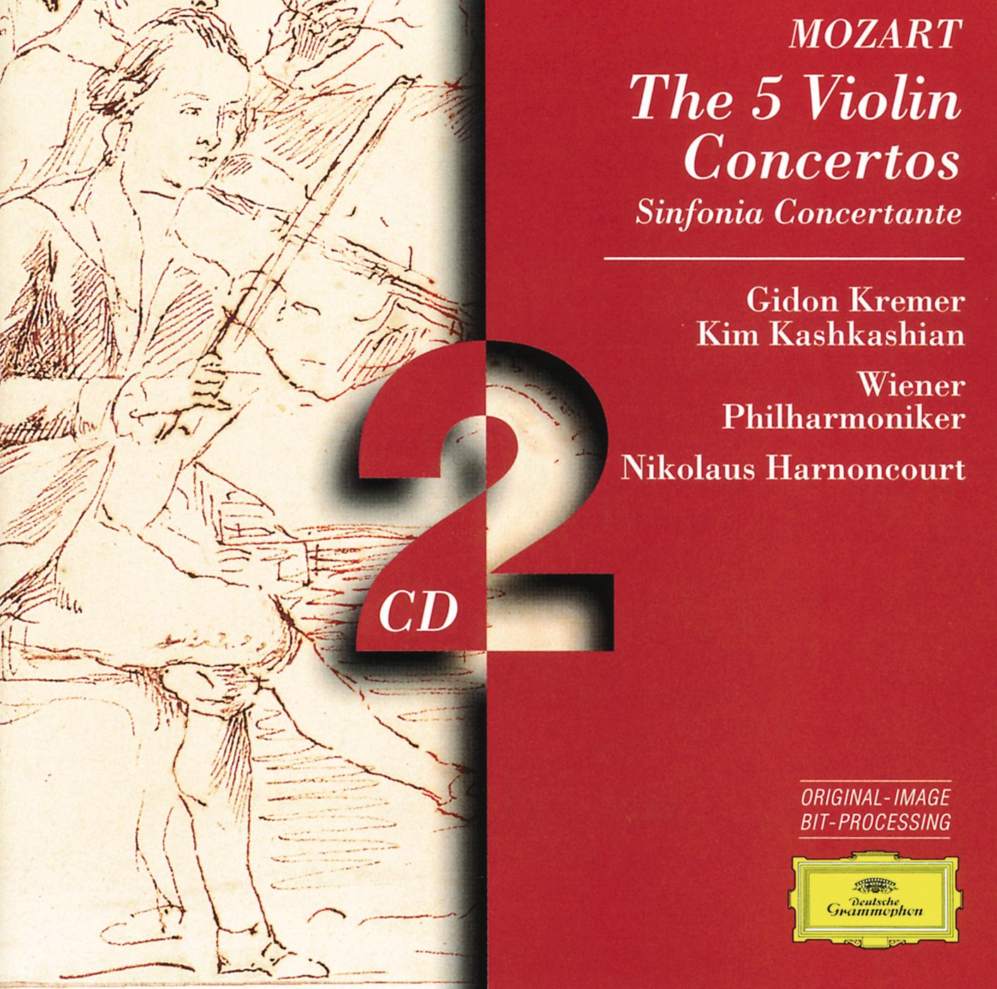 Постер альбома Mozart: The 5 Violin Concertos; Sinfonia Concertante