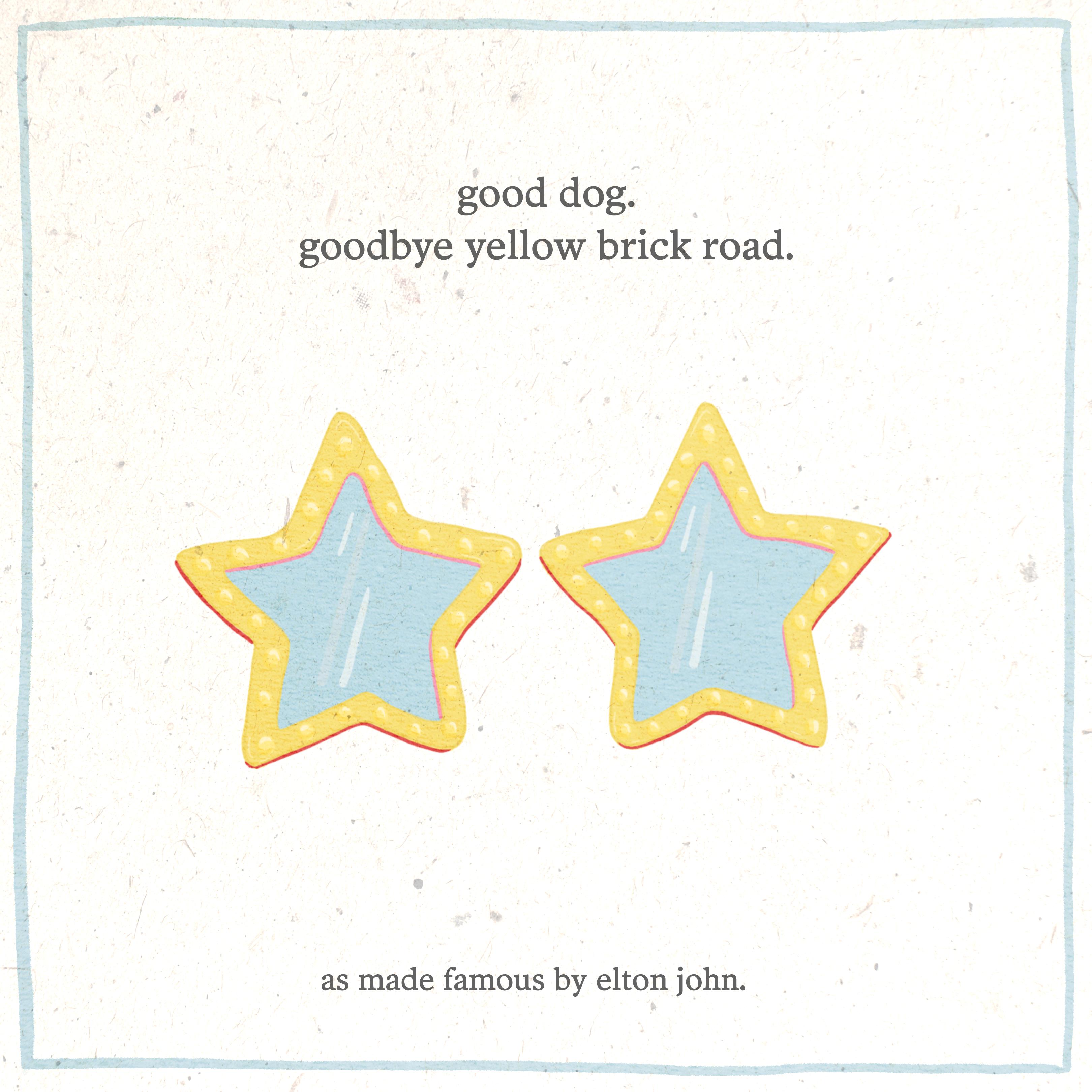 Постер альбома Goodbye Yellow Brick Road