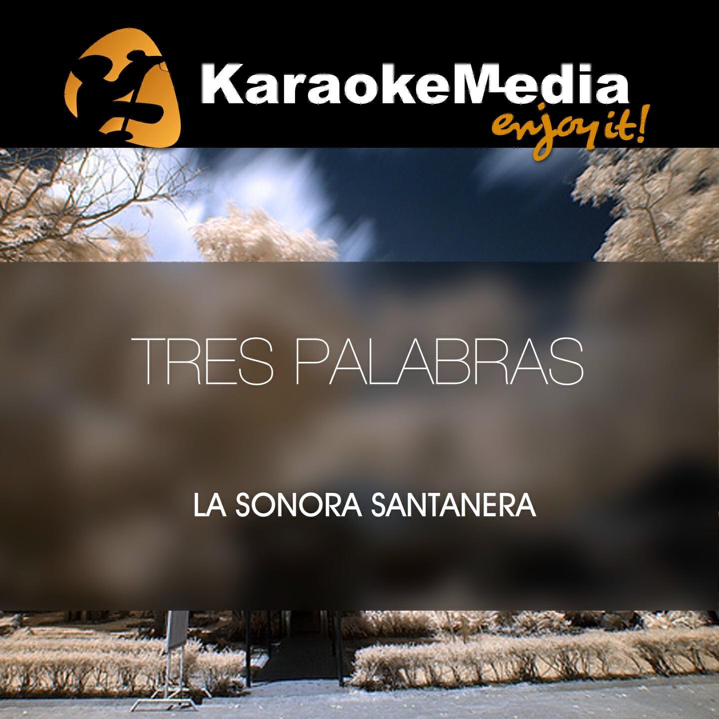 Karaokemedia - Tres Palabras(Karaoke Version) [In The Style Of La Sonora Santanera]