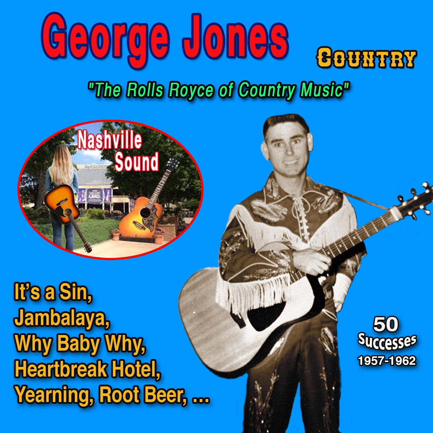 Постер альбома George Jones "The Rolls-Royce of Country Music" 50 Successes