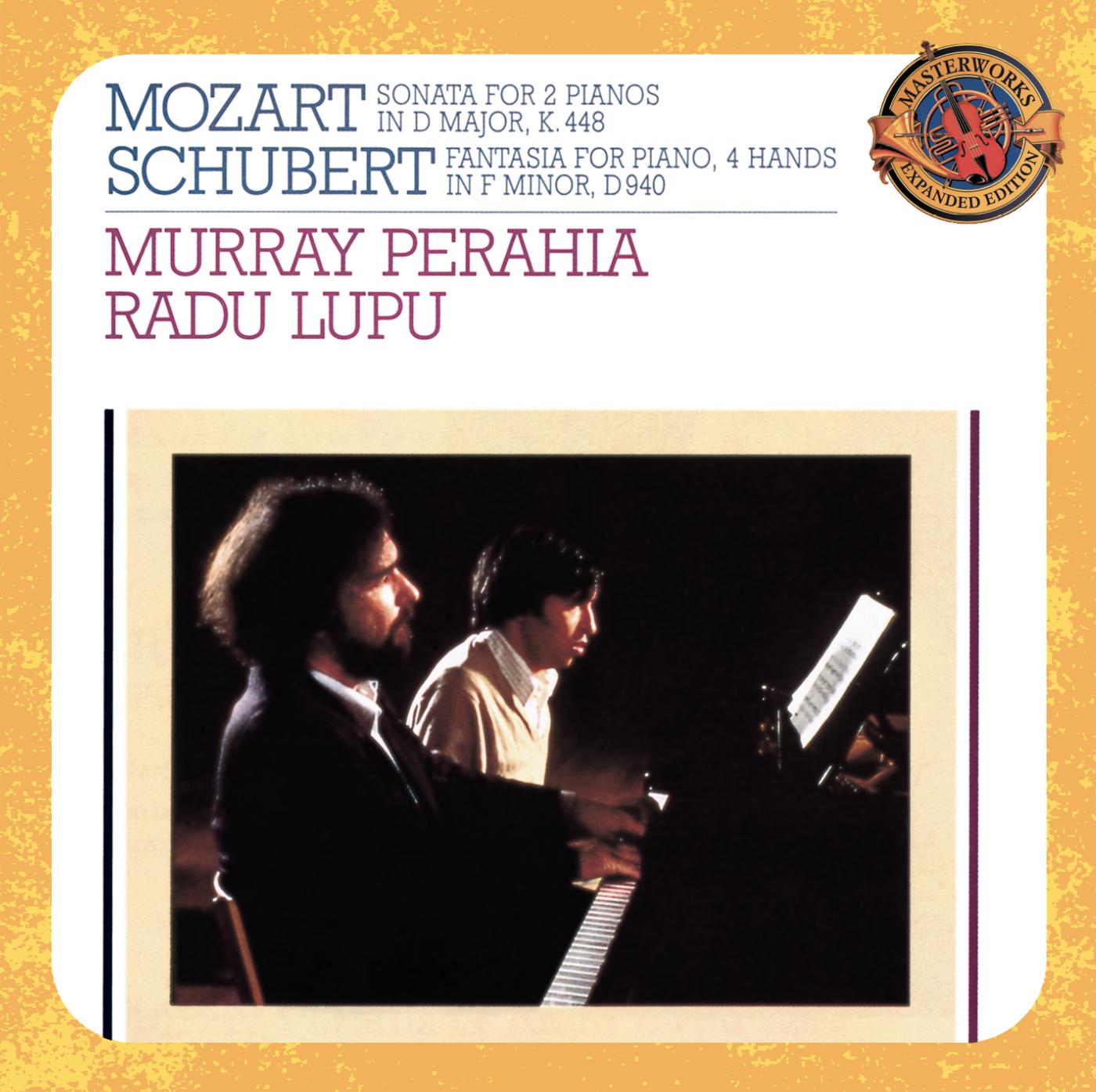 Murray Perahia - Sonata for 2 Pianos in D Major, K.448/375a: II. Andante