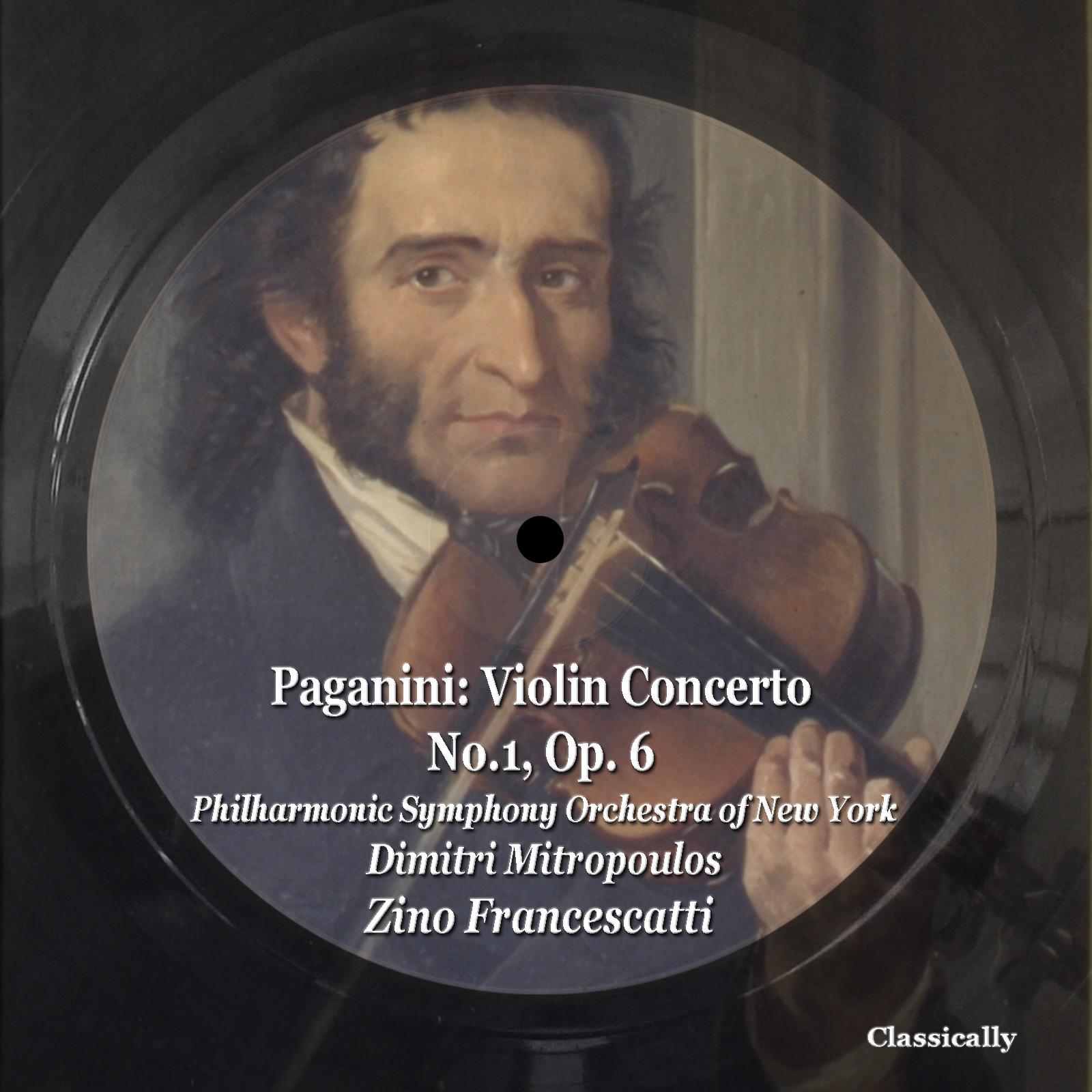 Постер альбома Paganini: Violin Concerto No.1, Op. 6