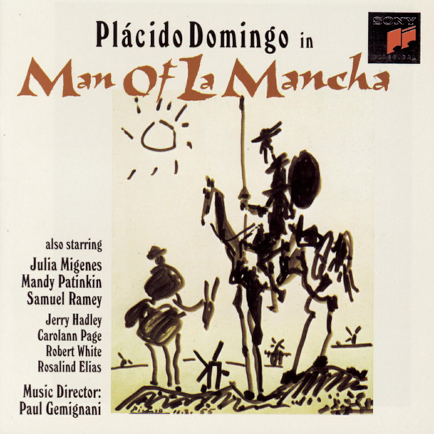 Plácido Domingo, Julia Migenes - Man of La Mancha: Dialogue: Now then. What is it you want? ноты