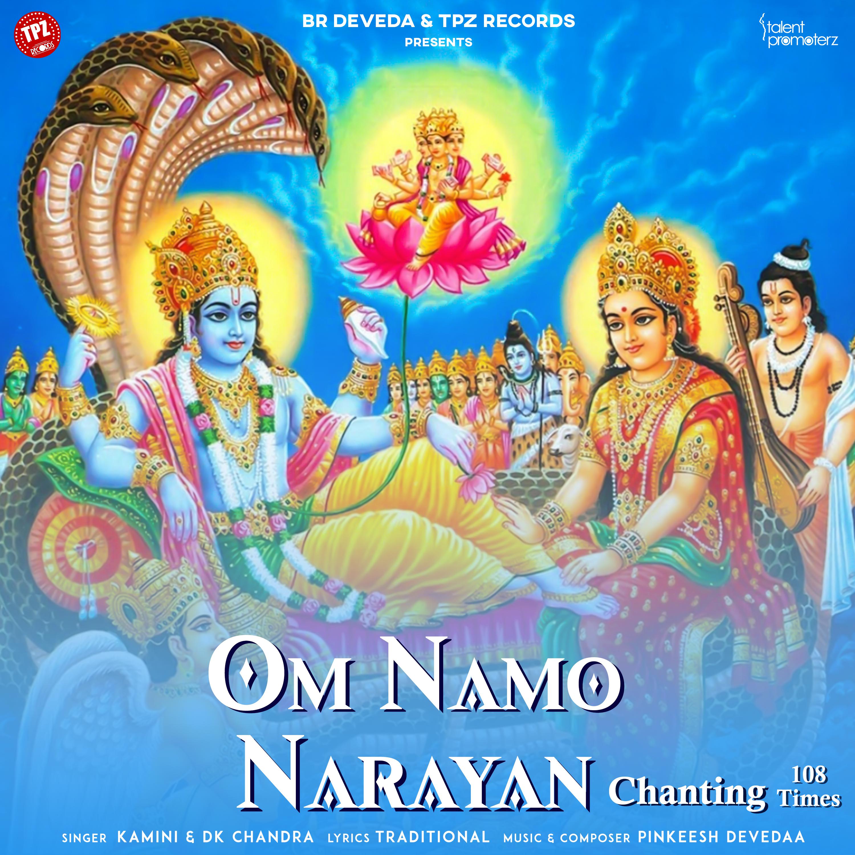 Постер альбома Om Namo Narayan Chanting 108 Times