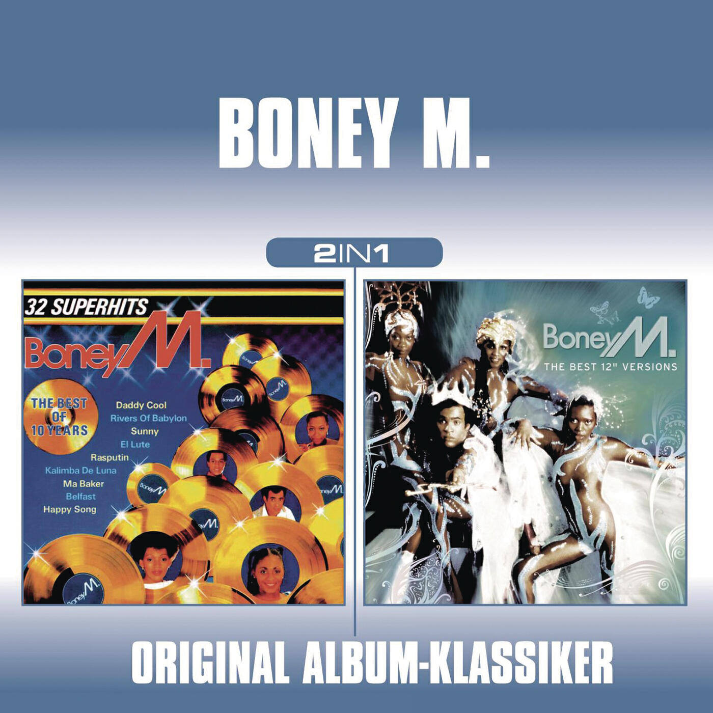 Альбом Boney M. - 2 in 1 (In The Mix/The Best 12inch Versions) исполнителя Boney M.