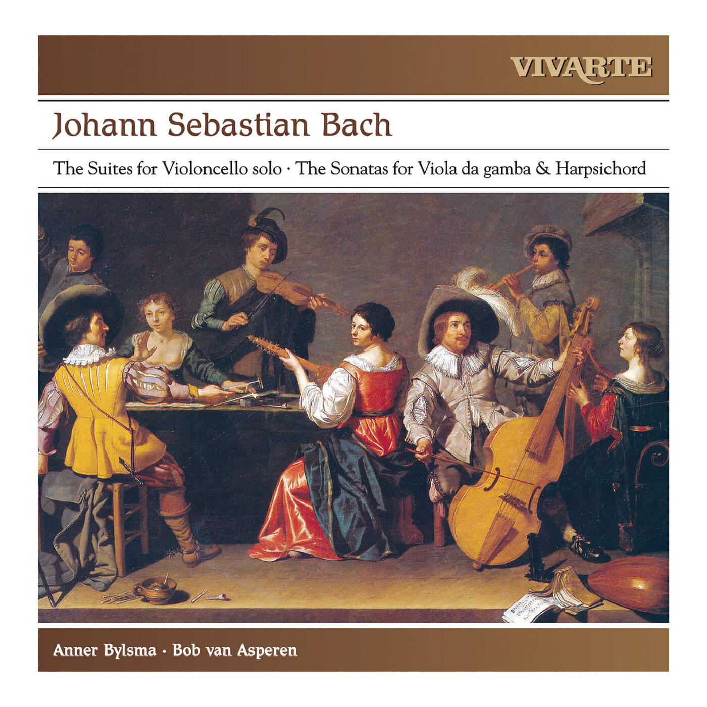 Anner Bylsma - Sonata in D Major, BWV 1028: I. Adagio
