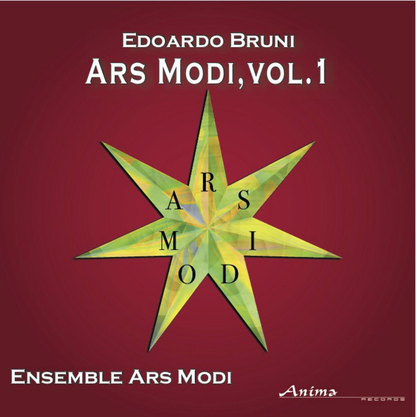 Постер альбома Edoardo Bruni: Ars Modi, Volume 1