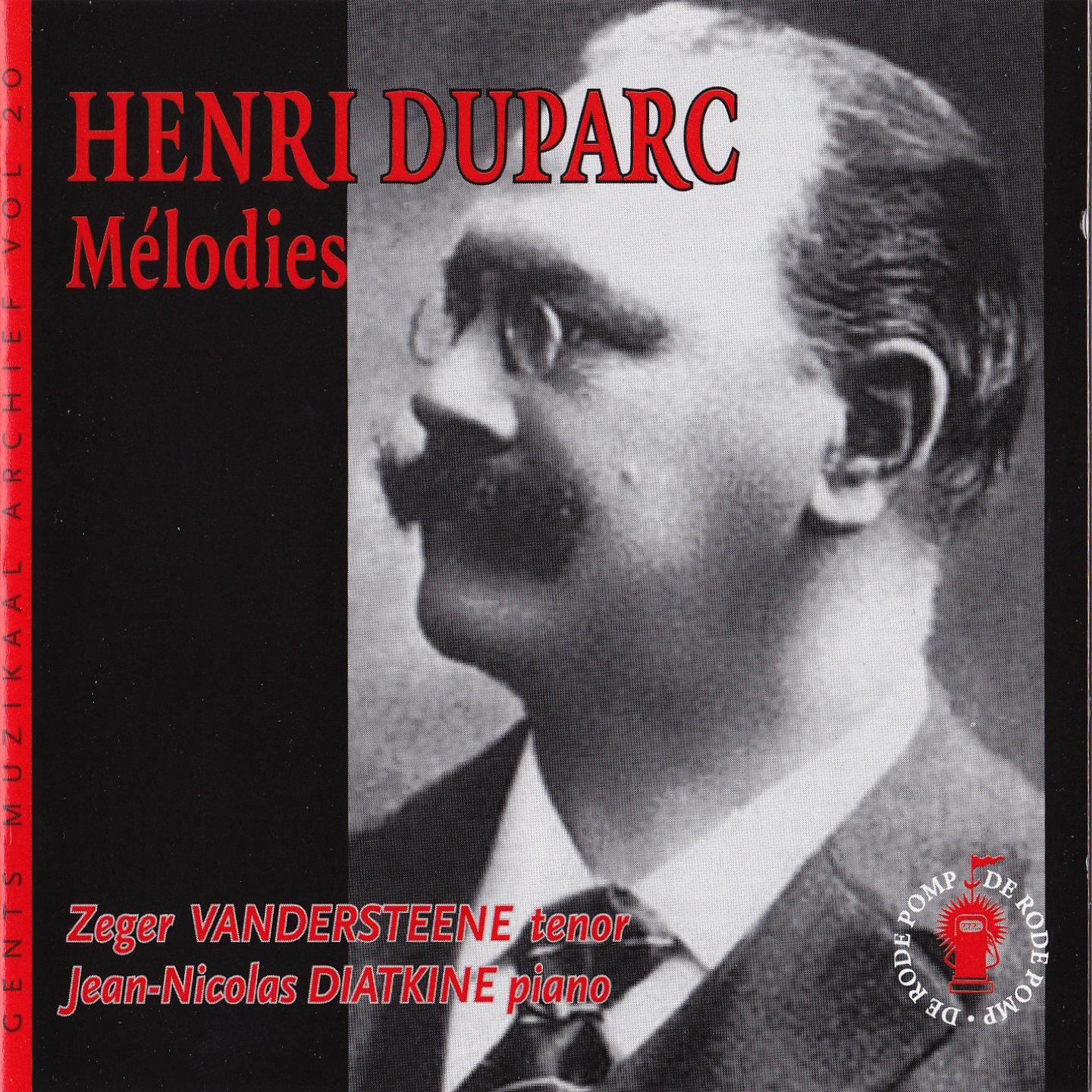 Постер альбома Duparc: Mélodies