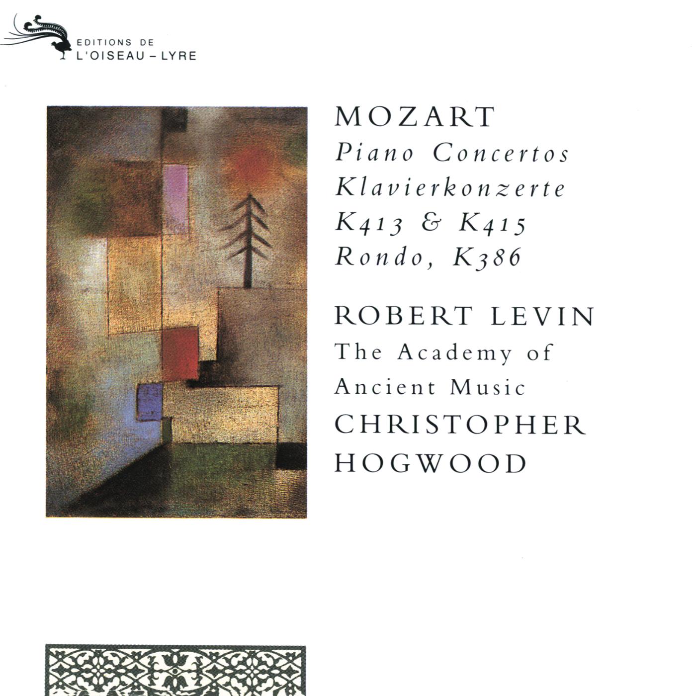 Постер альбома Mozart: Piano Concertos Nos. 11 & 13; Rondo in A major