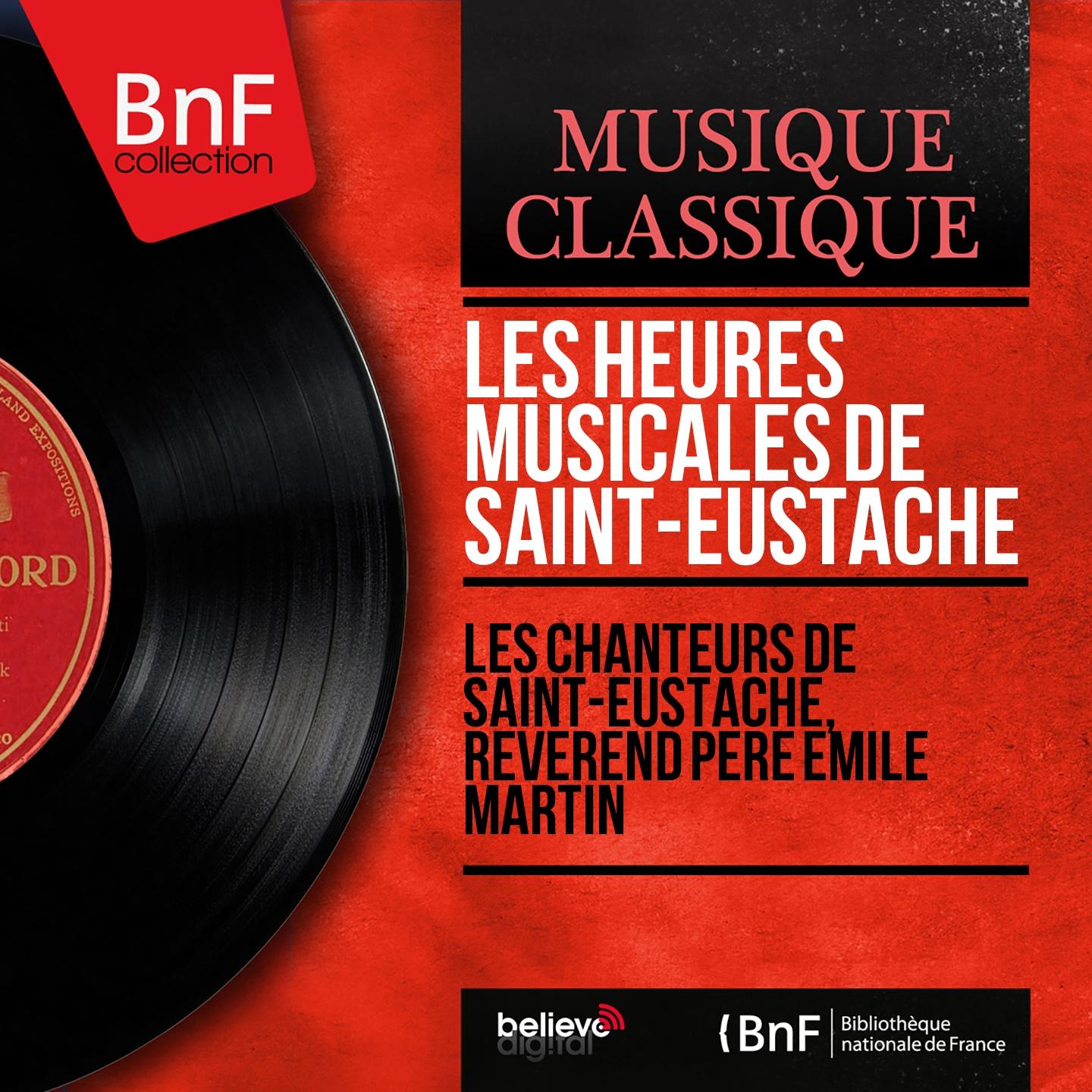 Постер альбома Les heures musicales de Saint-Eustache (Mono Version)