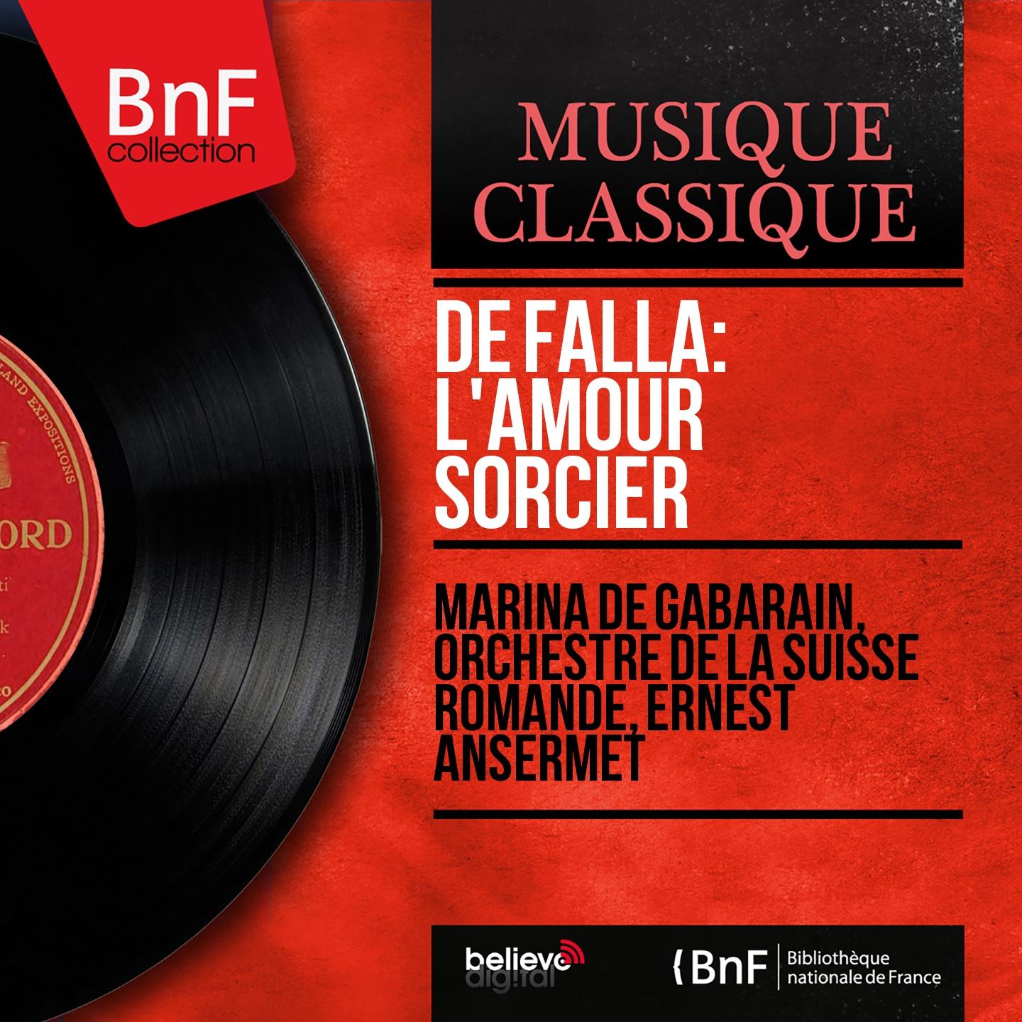 Постер альбома De Falla: L'amour sorcier (Ballet Version, Mono Version)
