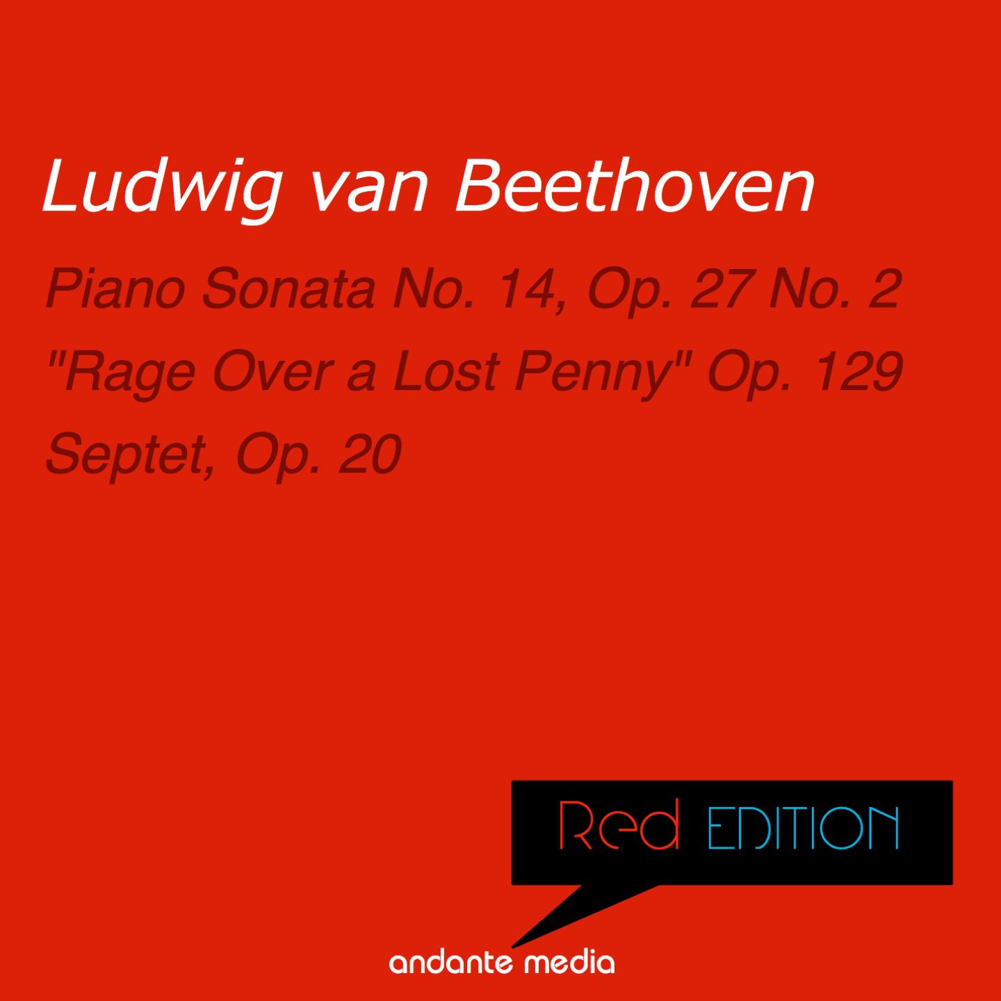 Постер альбома Red Edition - Beethoven: "Moonlight Sonata" & Septet, Op. 20