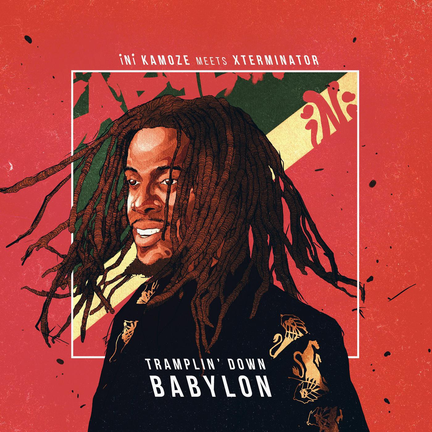 Постер альбома iNi Kamoze Meets Xterminator: Tramplin' Down Babylon