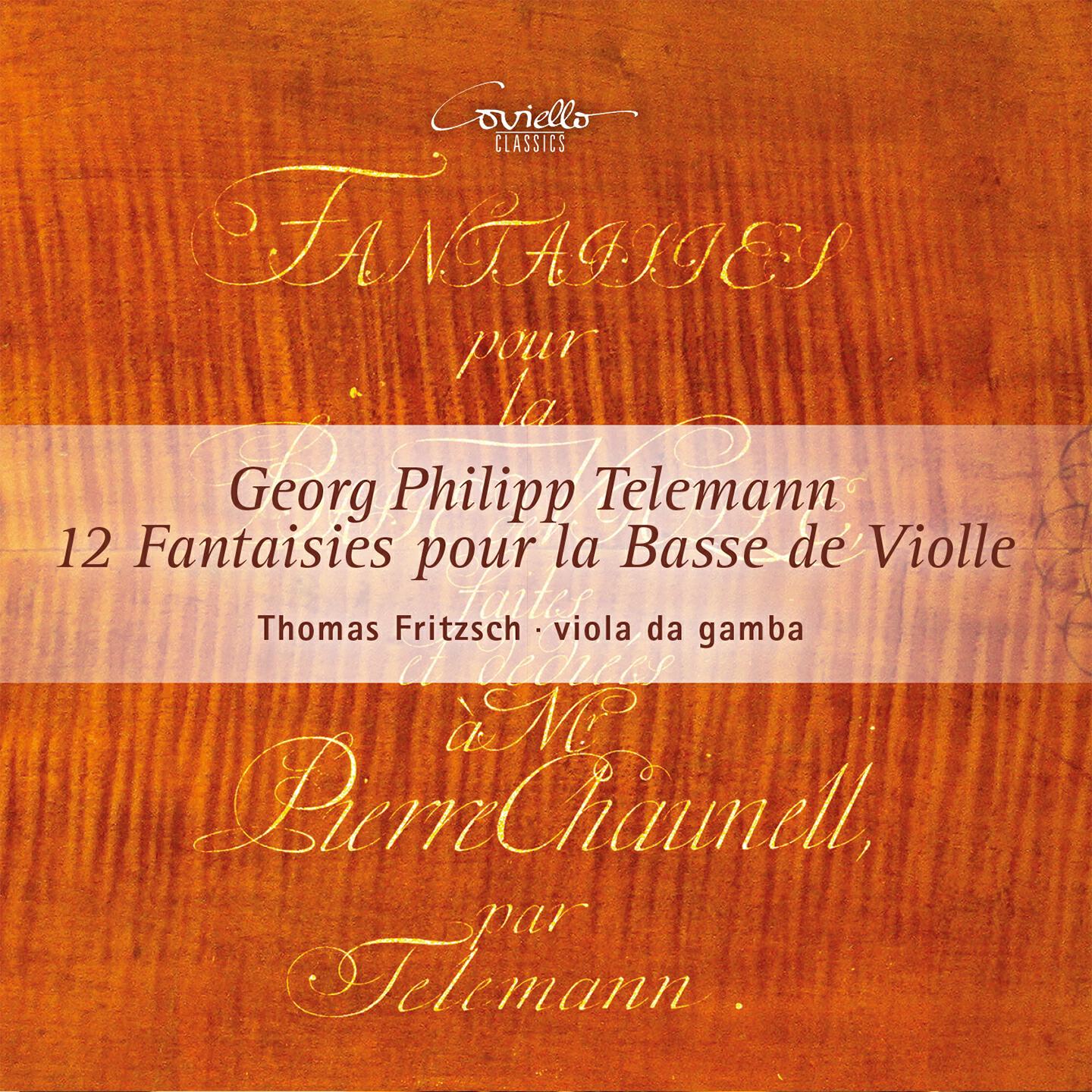 Thomas Fritzsch - 12 Fantaisies pour viole de gambe, No. 6 in G Major, TWV 40:31: III. Spirituoso