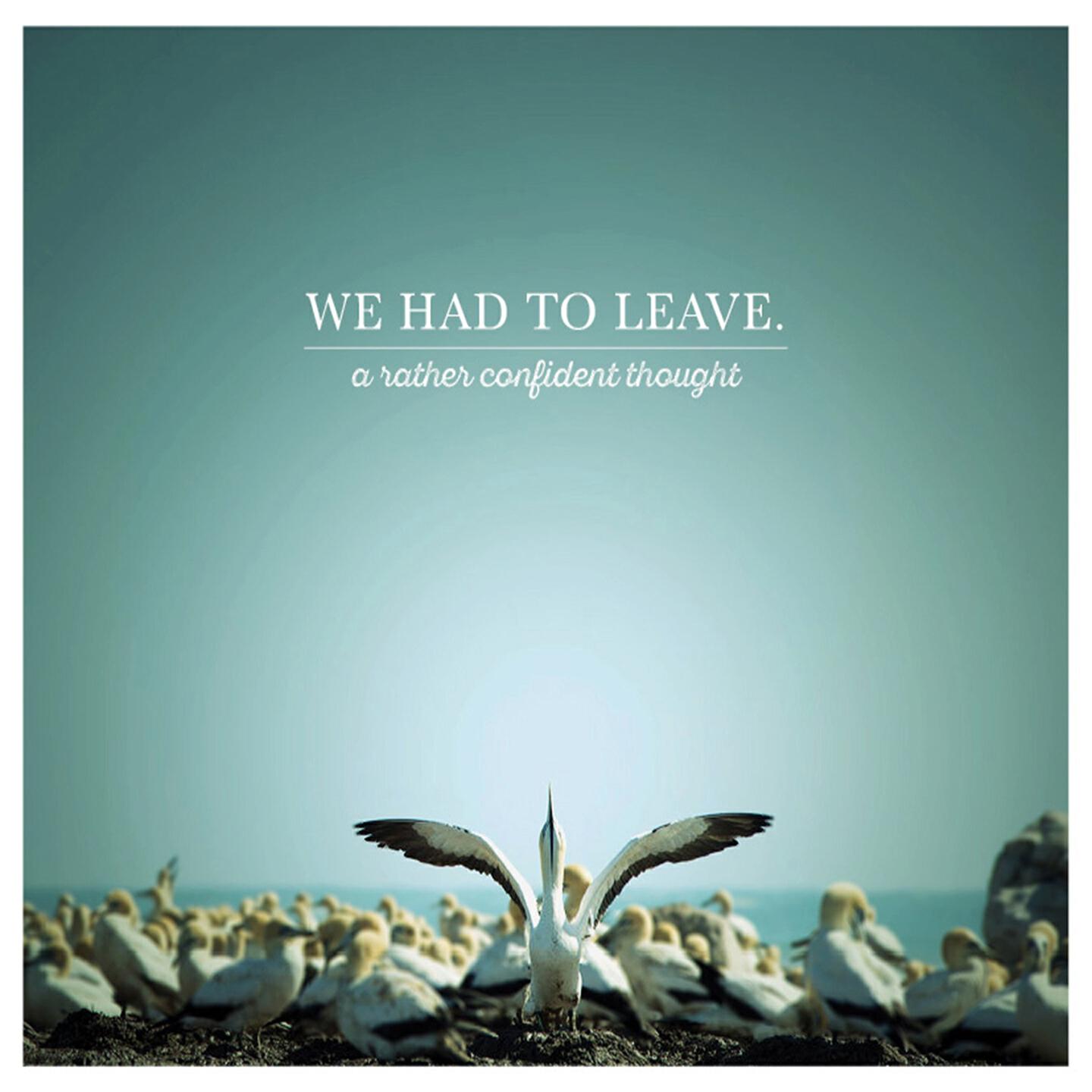 We had to leave. - Gonzales