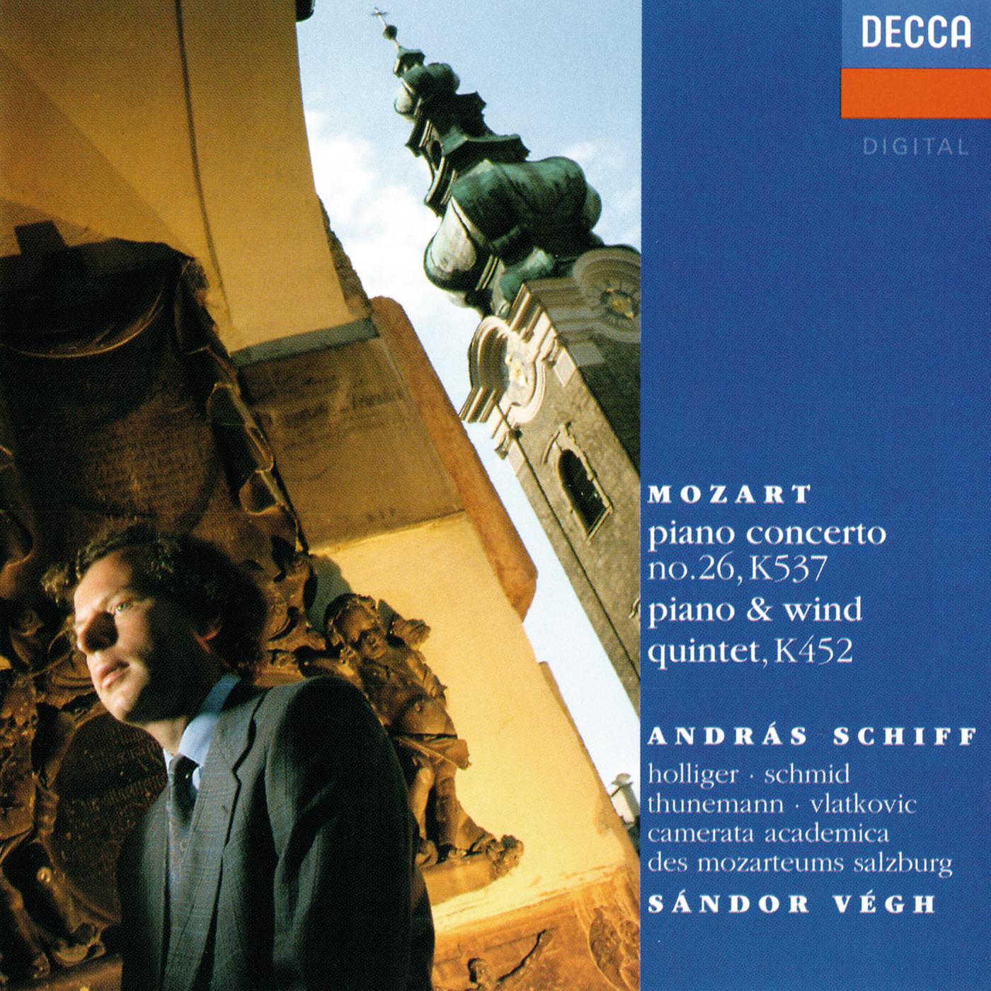 Постер альбома Mozart: Piano Concerto No. 26 "Coronation"; Piano And Wind Quintet