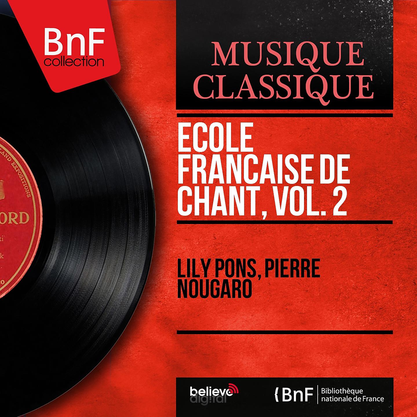 Постер альбома École française de chant, vol. 2 (Mono Version)