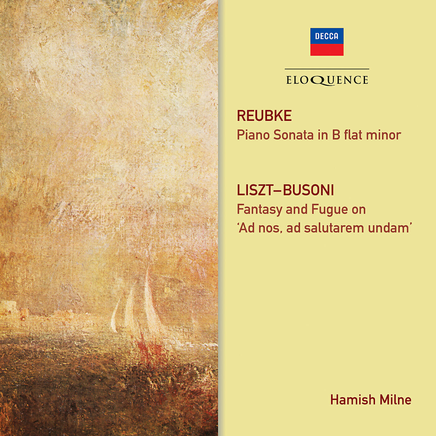 Hamish Milne - Reubke: Piano Sonata in B Flat Minor - 1. Allegro maestoso