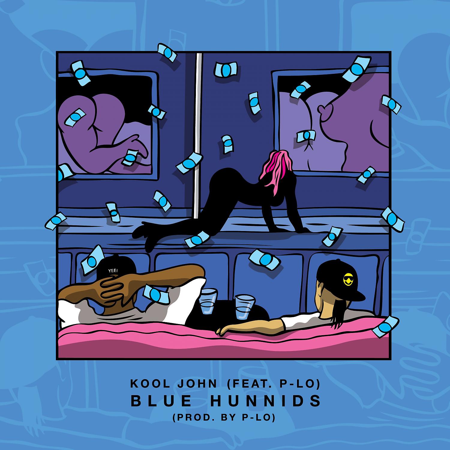 Постер альбома Blue Hunnids (feat. P-Lo) - Single