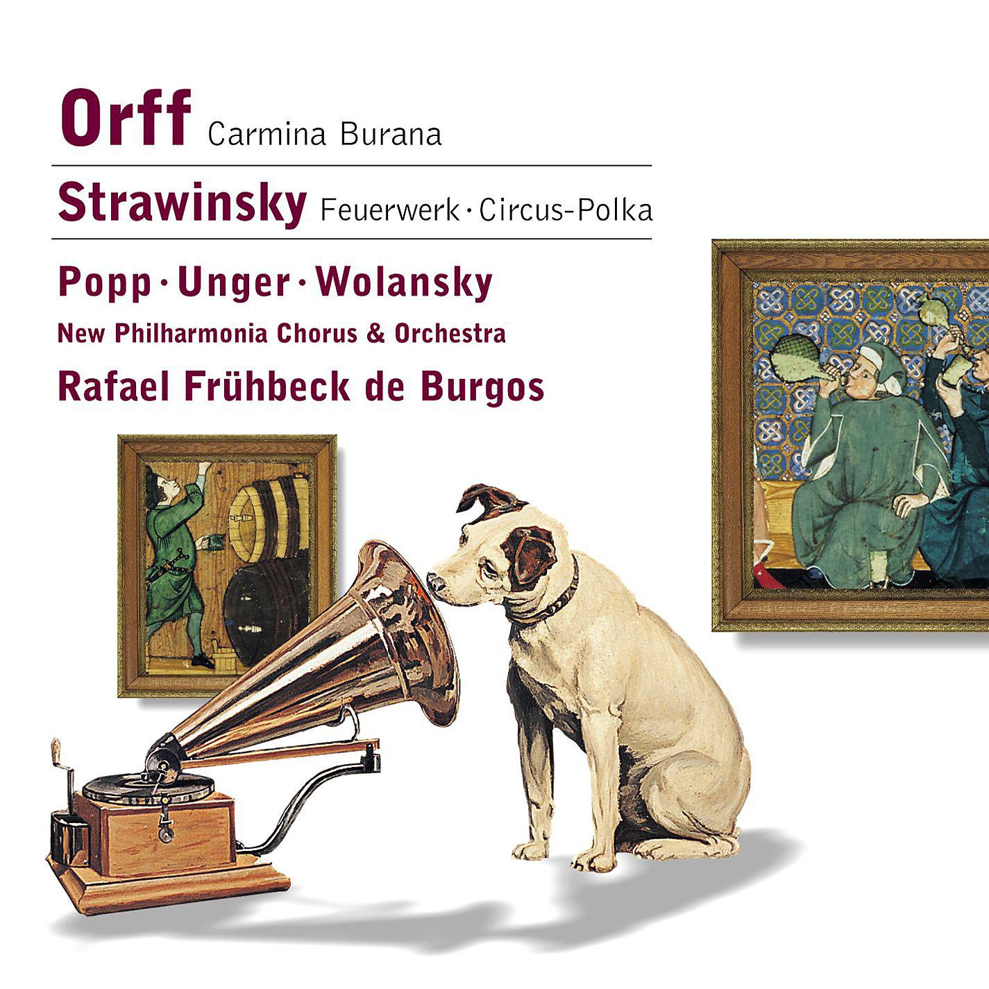 Постер альбома Orff: Carmina Burana/Strawinsky: Feuerwerk