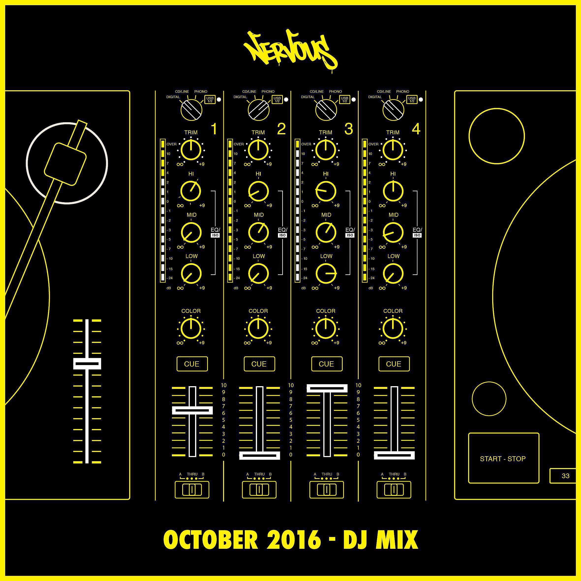 Постер альбома Nervous October 2016 - DJ Mix