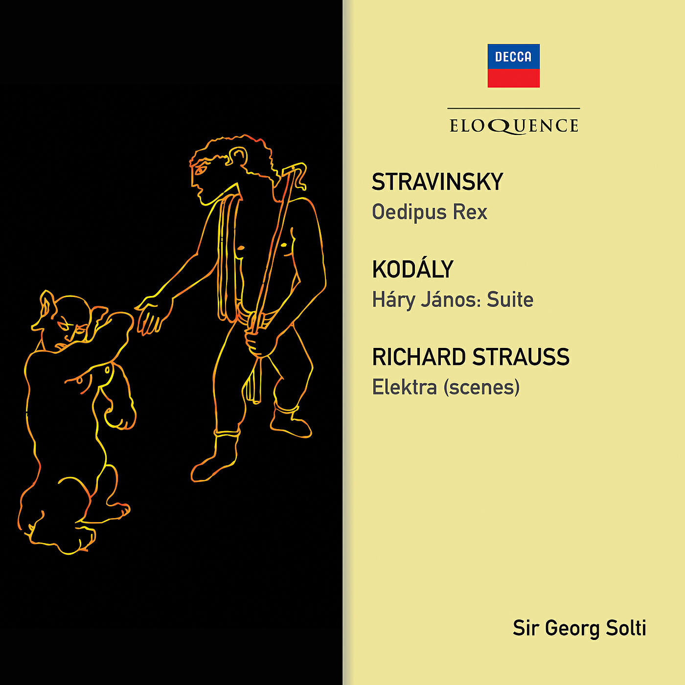 Sir Peter Pears - Stravinsky: Oedipus Rex - English narration - Actus primus - Liberi, vos liberabo