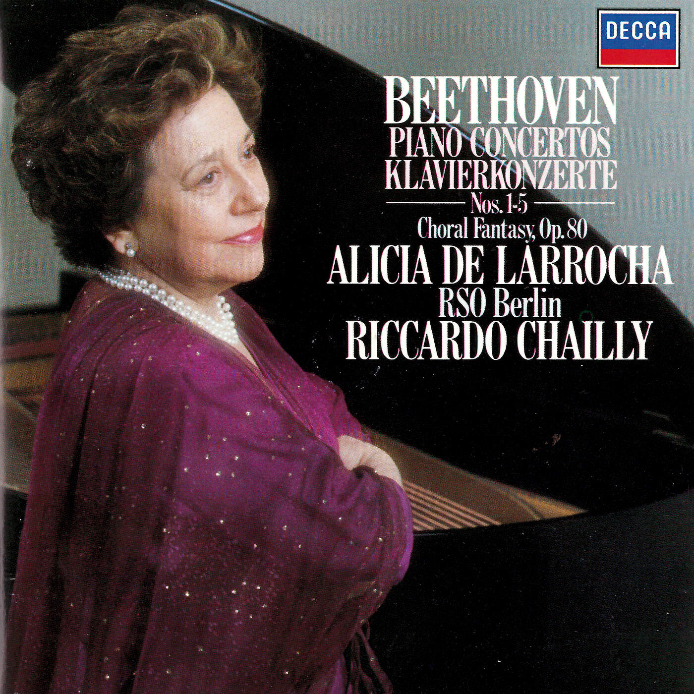 Alicia De Larrocha - Beethoven: Fantasia for Piano, Chorus and Orchestra in C minor, Op.80
