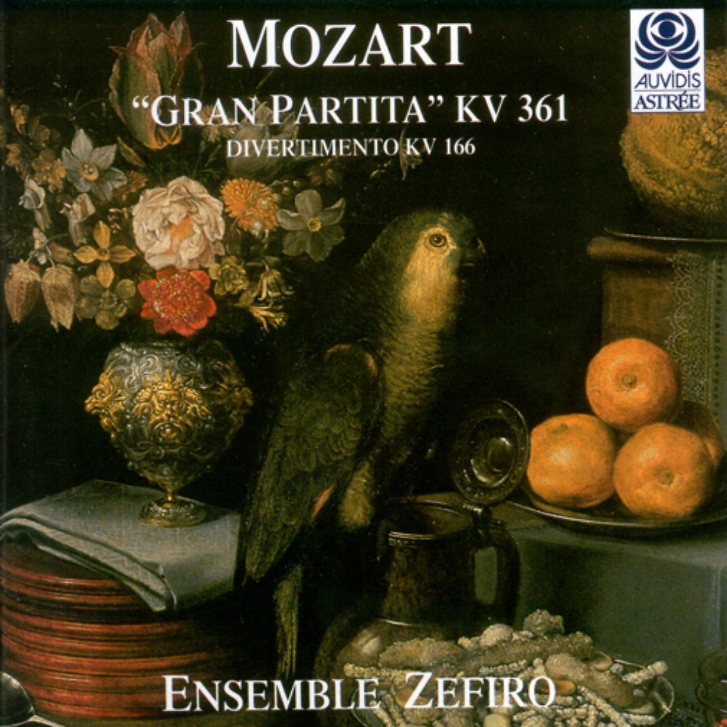 Постер альбома Mozart: Gran Partita Serenade, K. 361 - Divertimento No. 3, K. 166