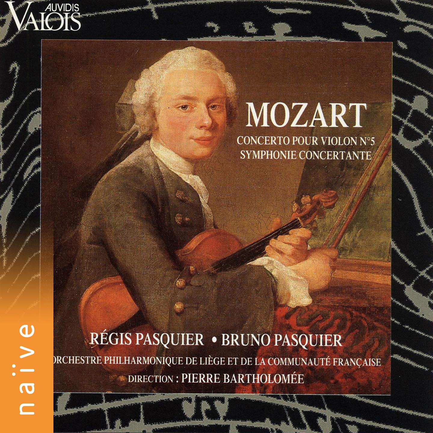 Постер альбома Mozart: Violin Concerto No. 5 & Sinfonia concertante