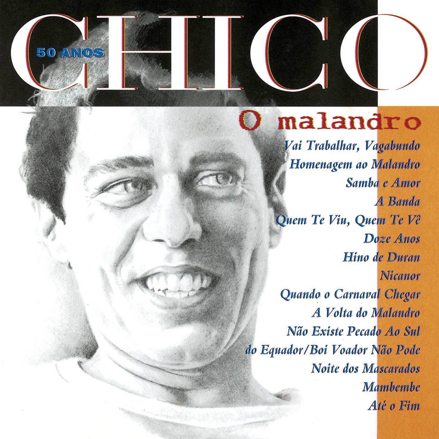 Постер альбома Chico 50 Anos - O Malandro