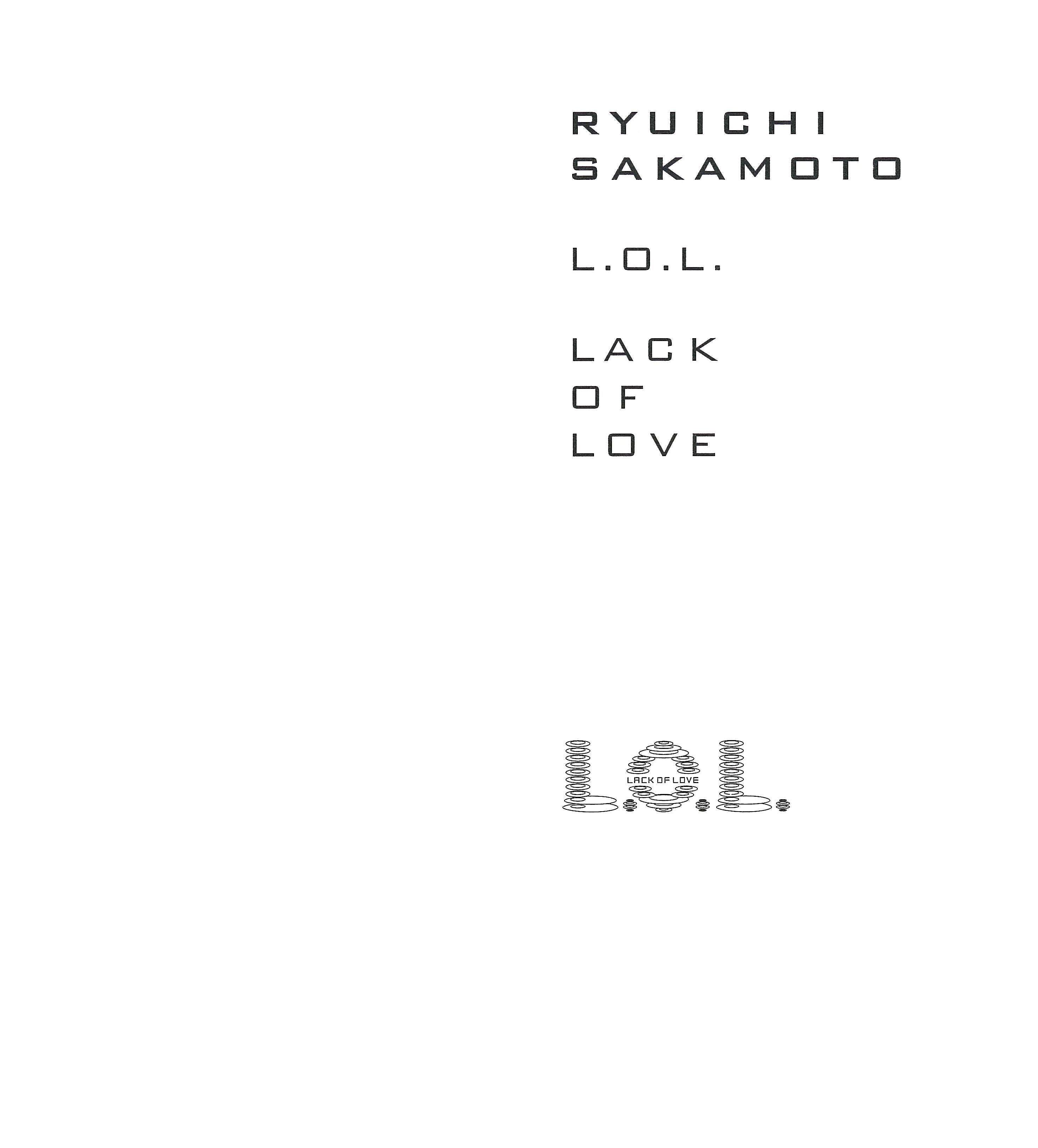 RYUICHI SAKAMOTO - Artificial Paradise