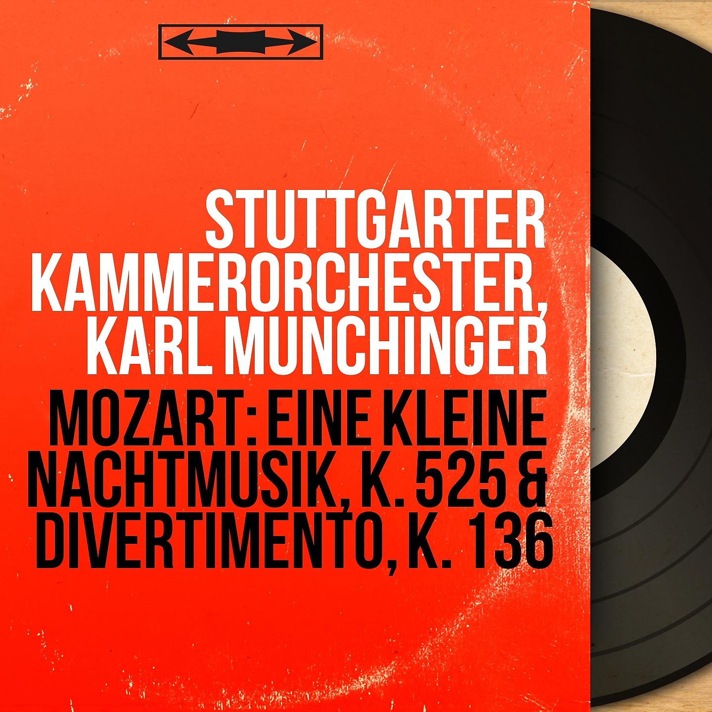 Постер альбома Mozart: Eine kleine Nachtmusik, K. 525 & Divertimento, K. 136