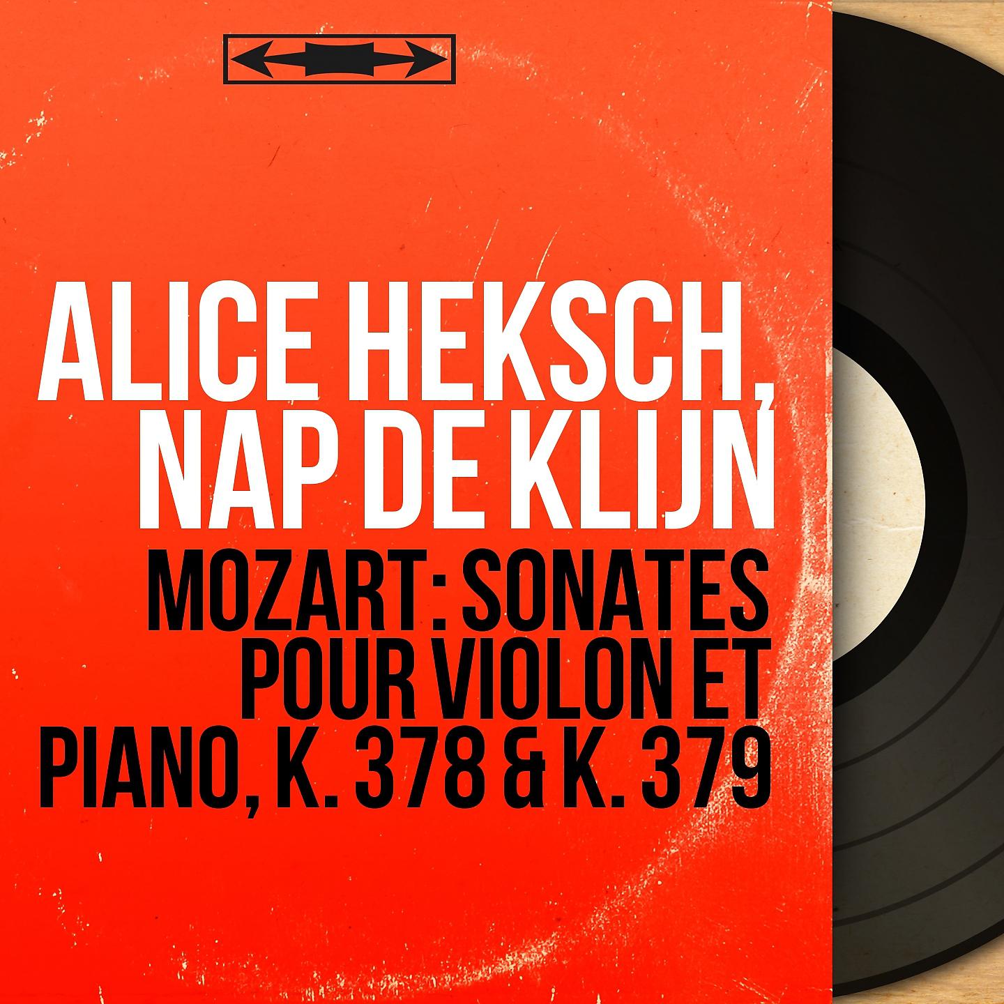 Постер альбома Mozart: Sonates pour violon et piano, K. 378 & K. 379