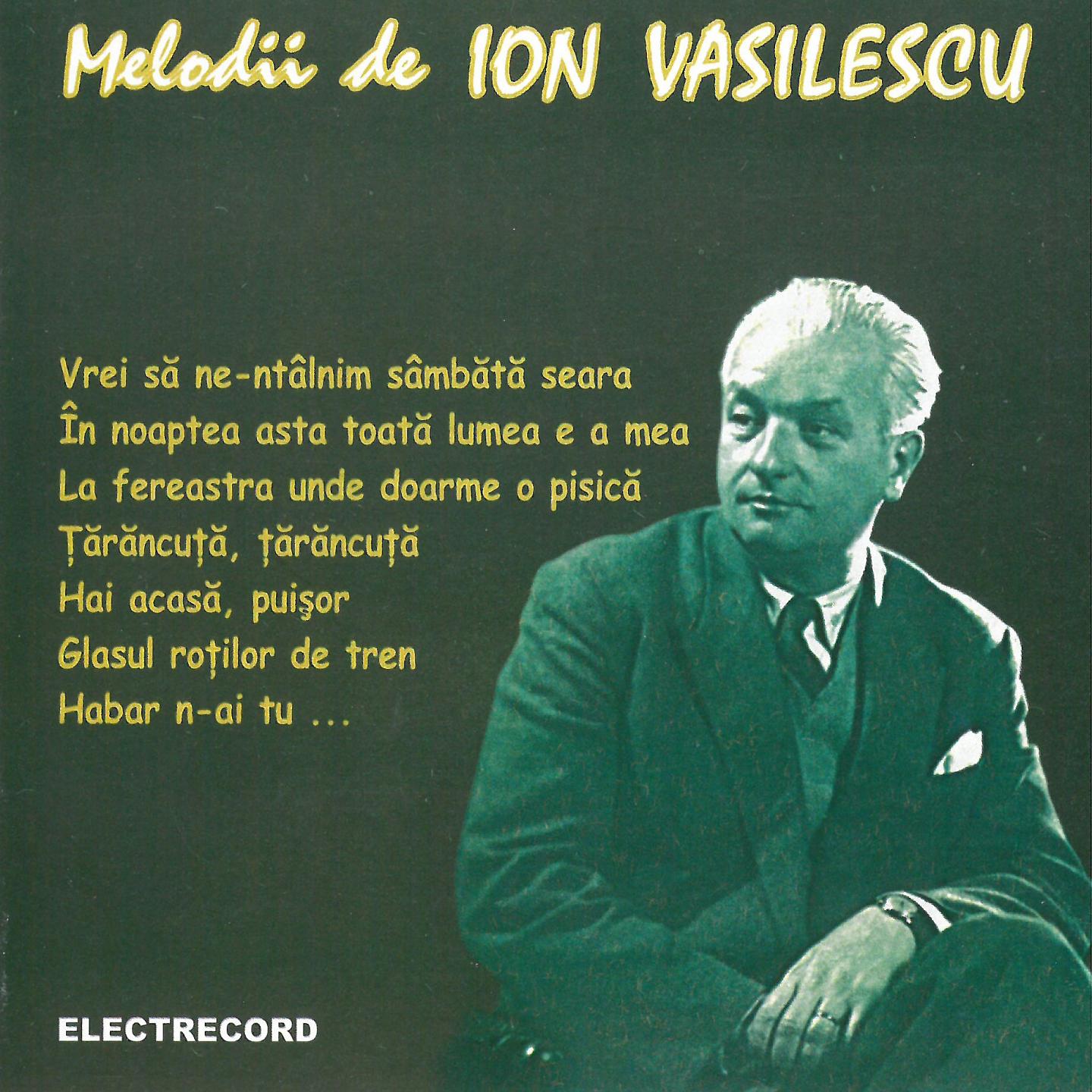Постер альбома Melodii De Ion Vasilescu, Vol. 1