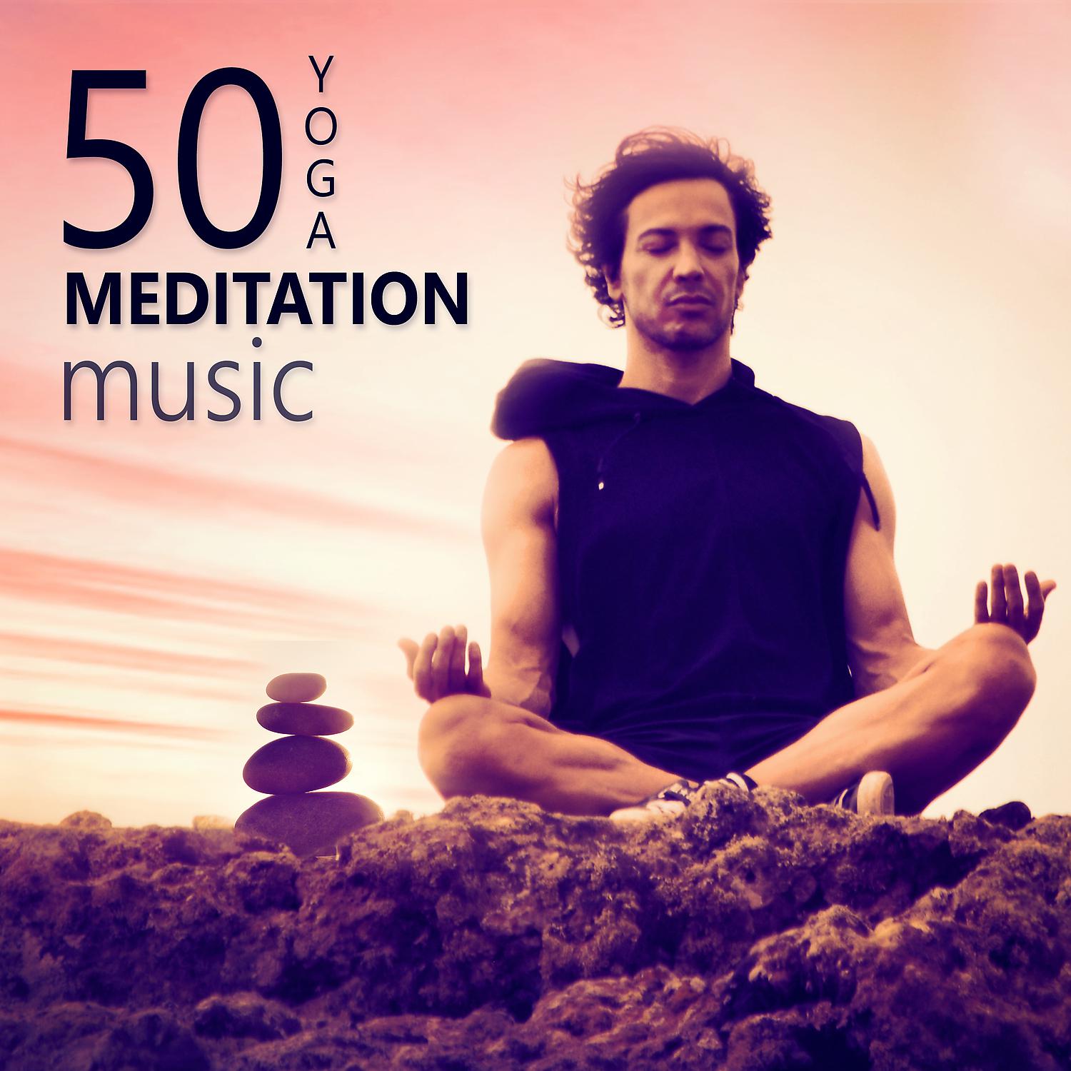 Постер альбома Yoga Meditation Music: 50 Tracks for Relaxation, Massage, Pilates, Reiki & Breathing Exercises