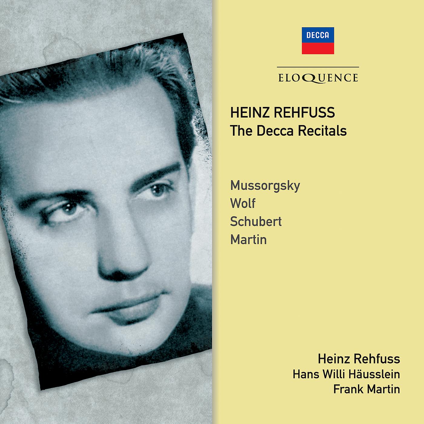 Постер альбома Heinz Rehfuss - The Decca Recitals