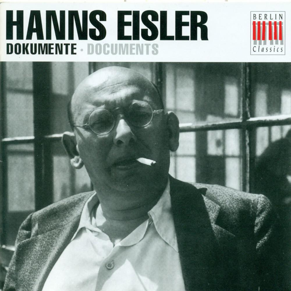 Постер альбома Eisler: Documents