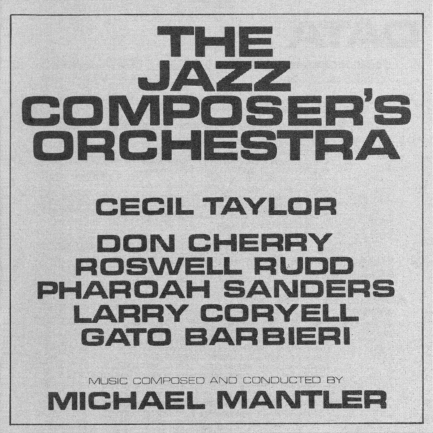 Постер альбома The Jazz Composer's Orchestra