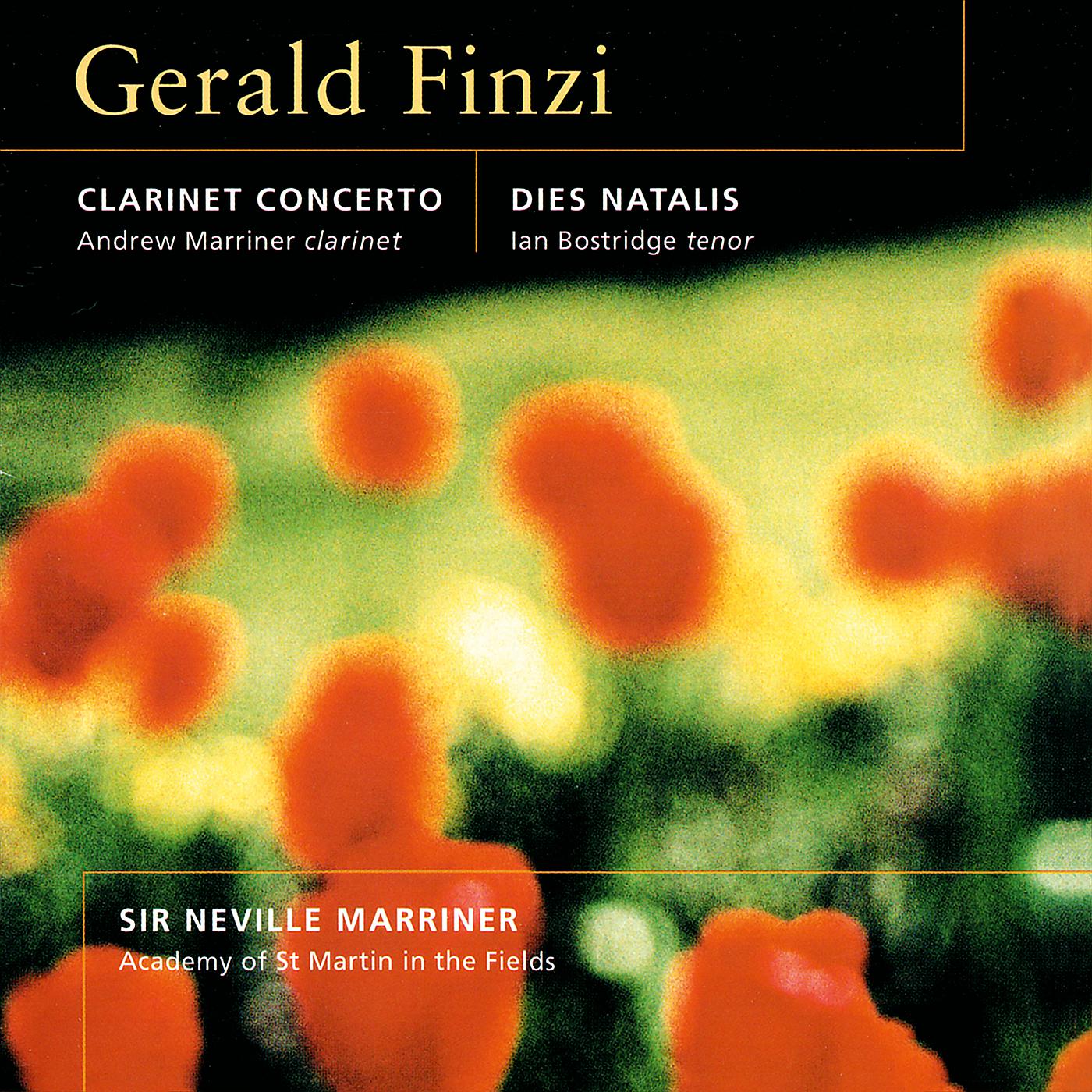 Постер альбома Finzi: Clarinet Concerto; Dies Natalis; Nocturne; Romance