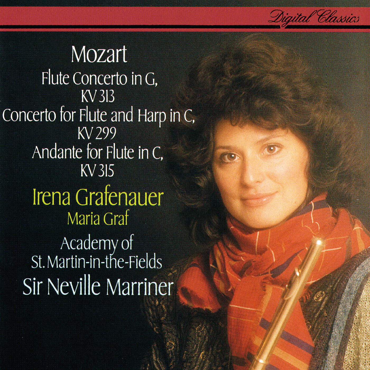 Irena Grafenauer - Mozart: Concerto  in C for Flute, Harp, and Orchestra, K.299 - 2. Andantino