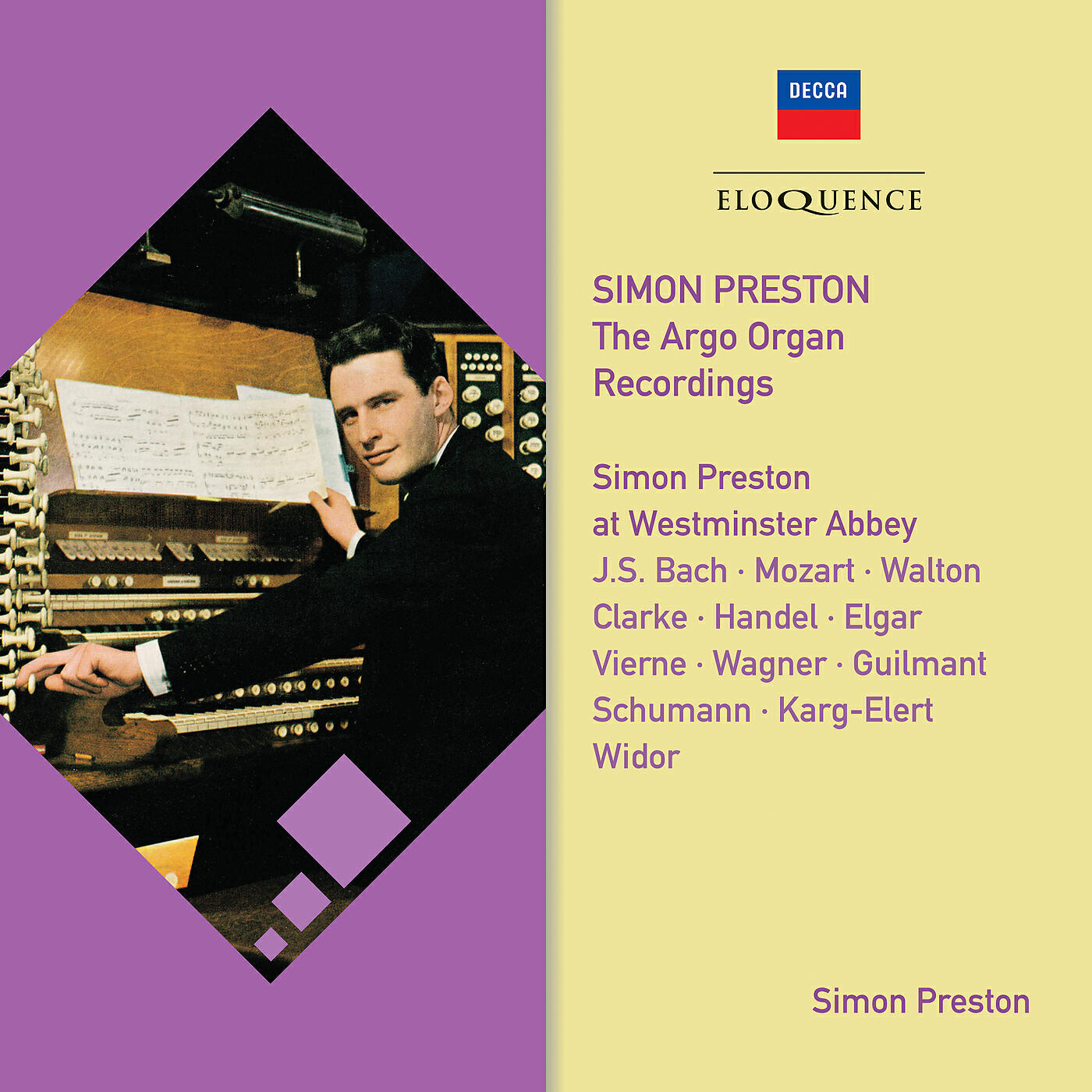 Simon Preston - Mozart: Adagio and Allegro for Organ in F minor, K.594