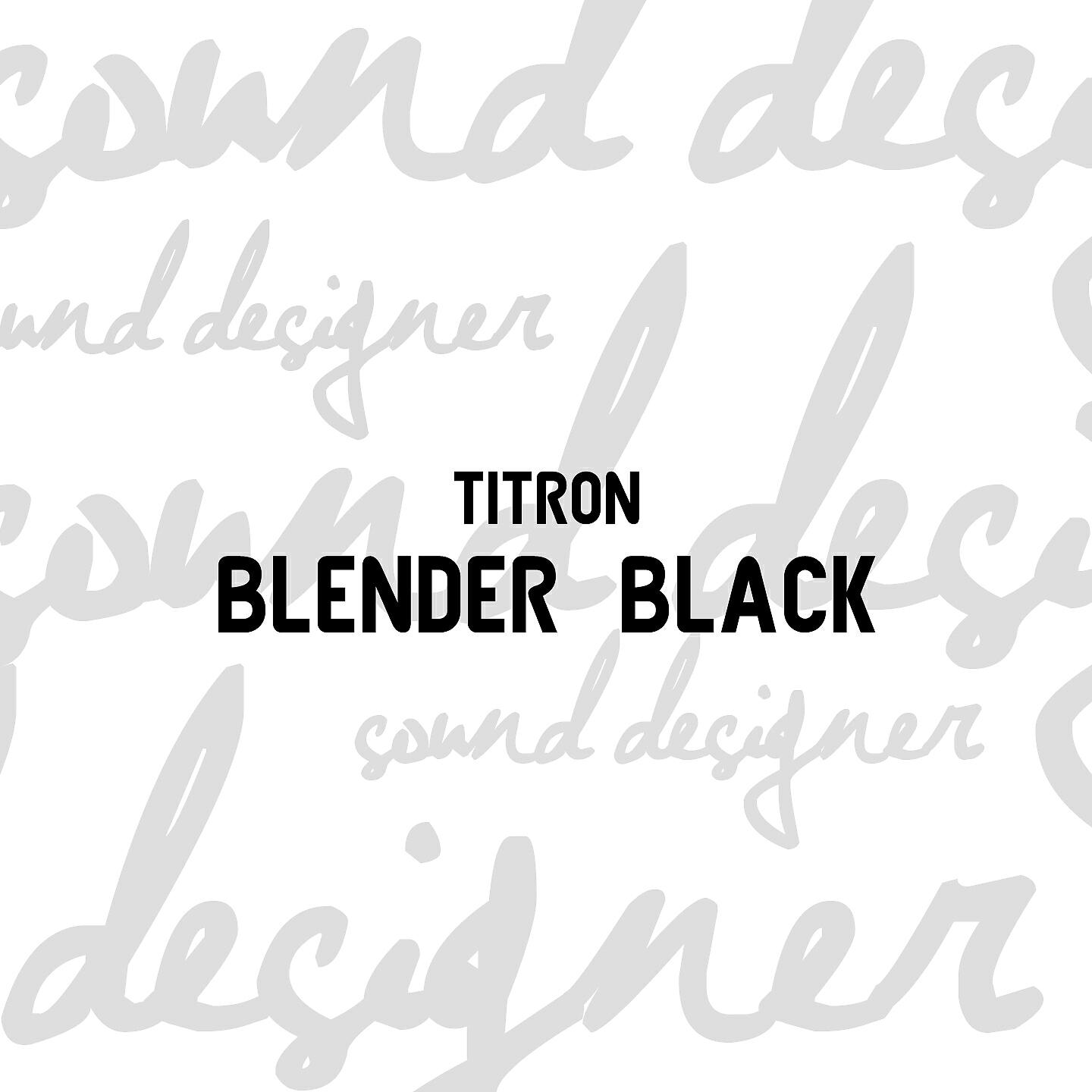 Titron - Blender Black