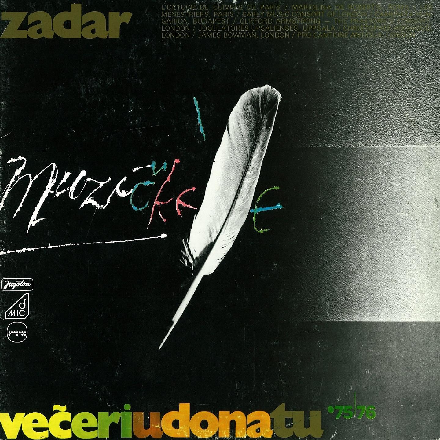 Постер альбома Muzičke Večeri U Donatu '75 - '76
