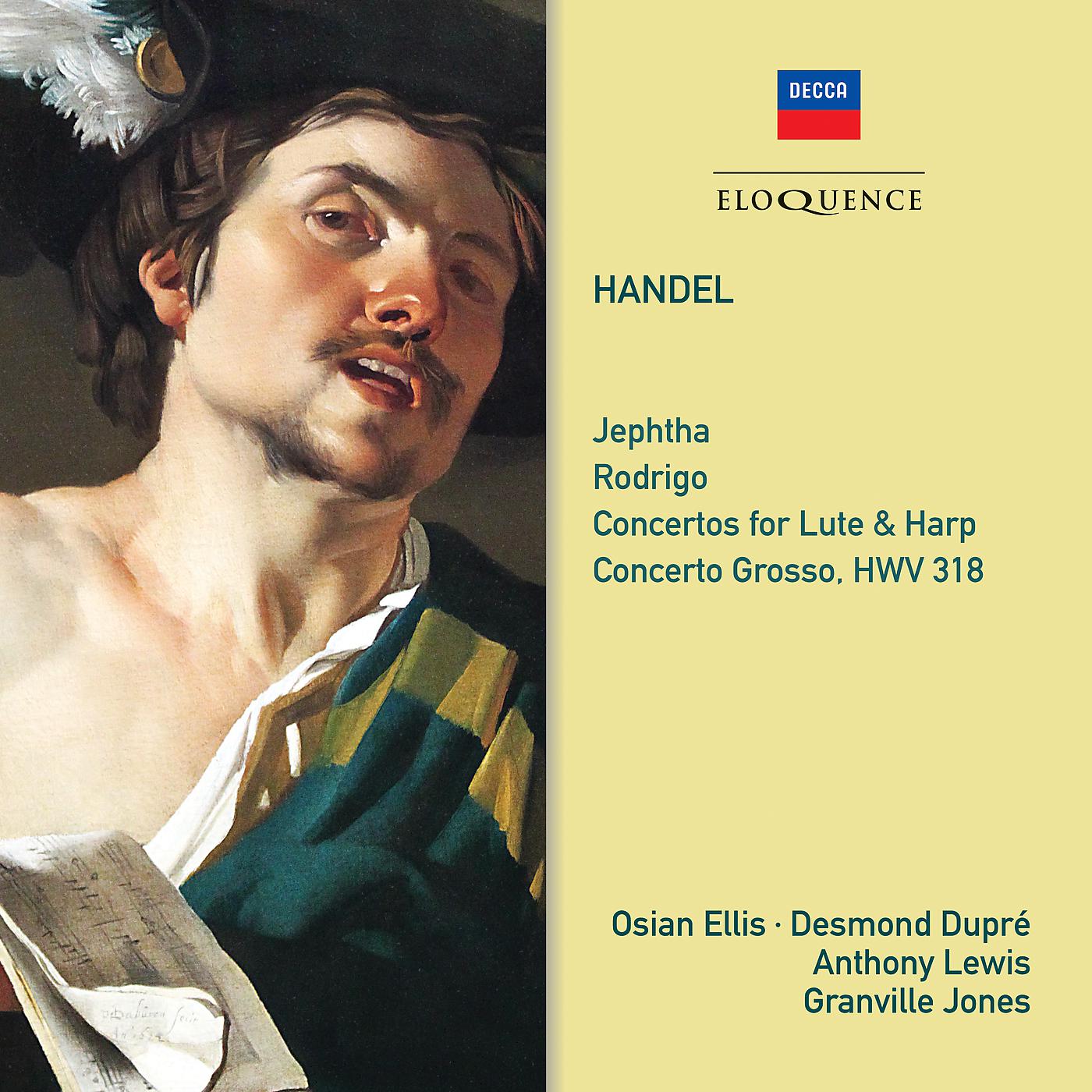 Постер альбома Handel: Jephtha; Rodrigo; Concertos for Lute and Harp
