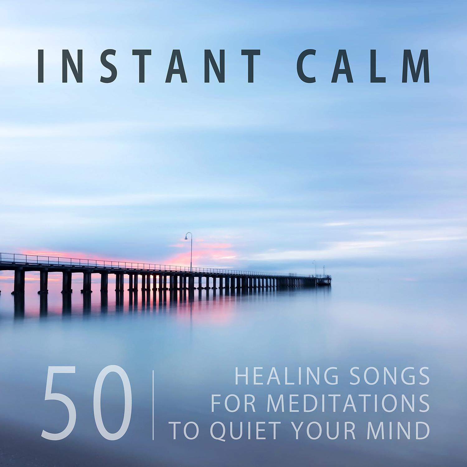 Постер альбома Instant Calm: 50 Healing Songs for Meditations to Quiet Your Mind, Yoga Music for Body Balance Problems, Train Your Brain to Relax, Sleep Therapy, Spa, Massage, Stress Release