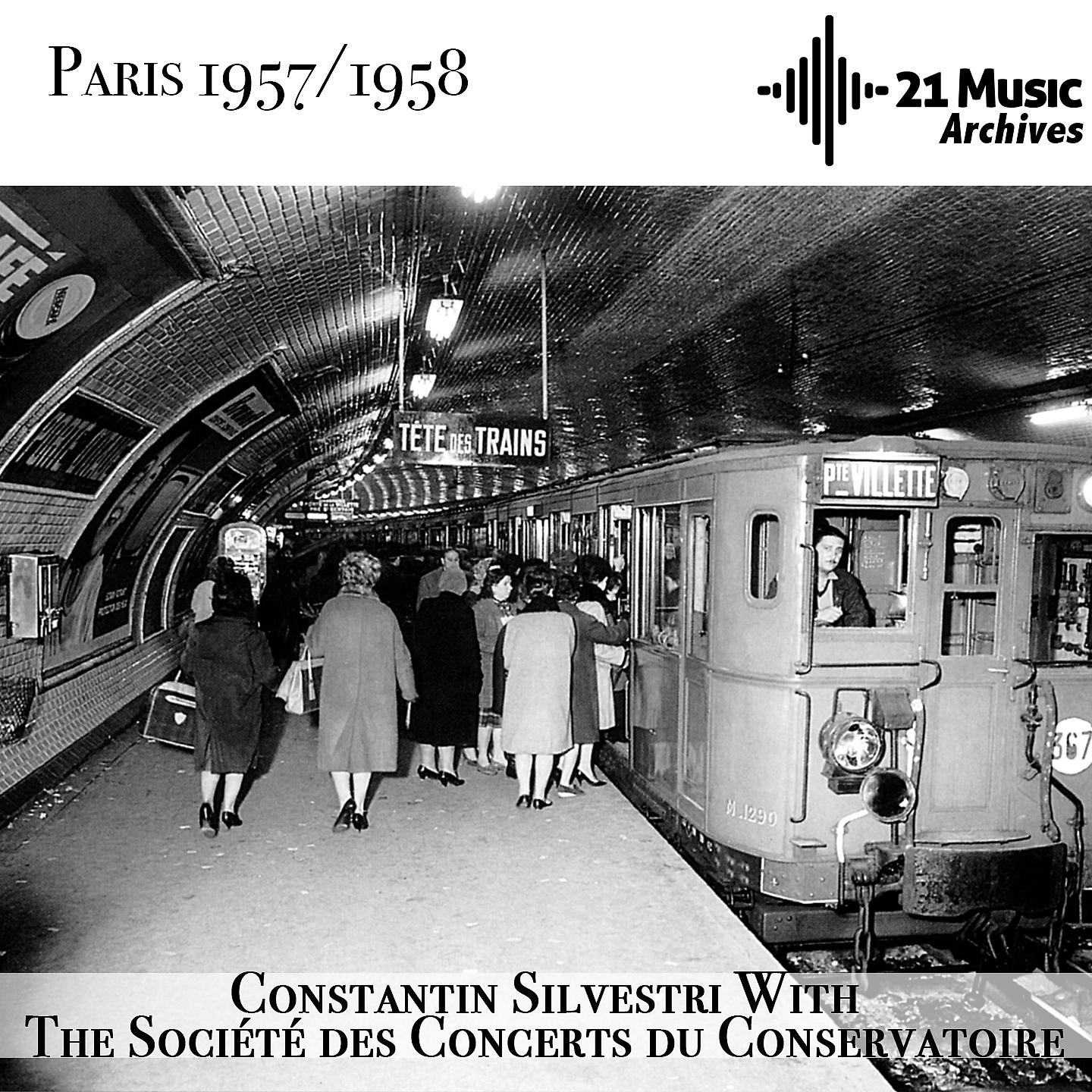 Постер альбома Constantin Silvestri with the Société des Concerts du Conservatoire