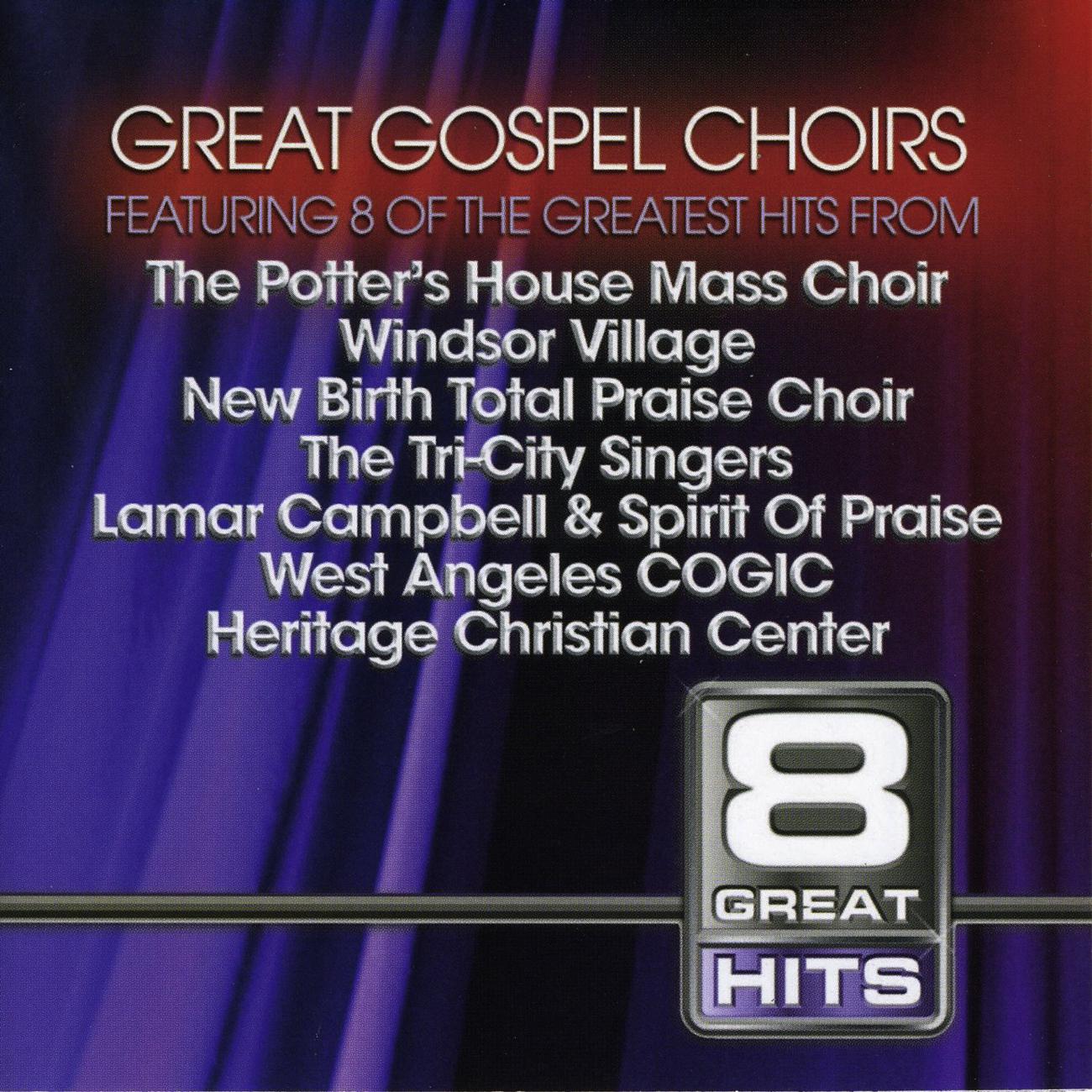 Постер альбома 8 Great Hits: Gospel Choirs